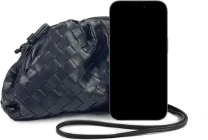 Woven Dumpling Bag for Women Clutch Purses, Cloud Crossbody Handbag Soft Shoulder Bag