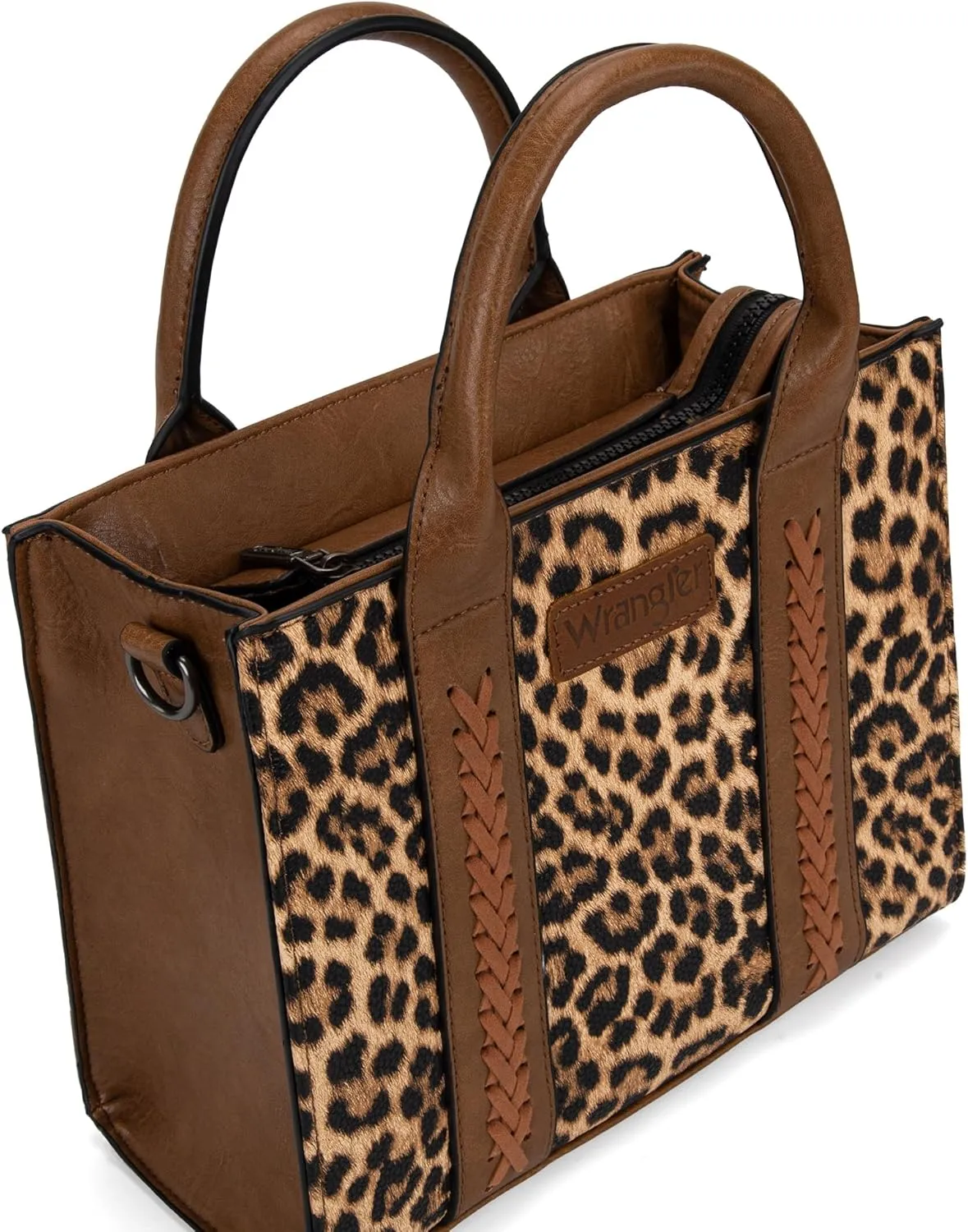 Wrangler Medium Tote Bag for Women Designer Satchel Handbags Top-handle Purses with Strap