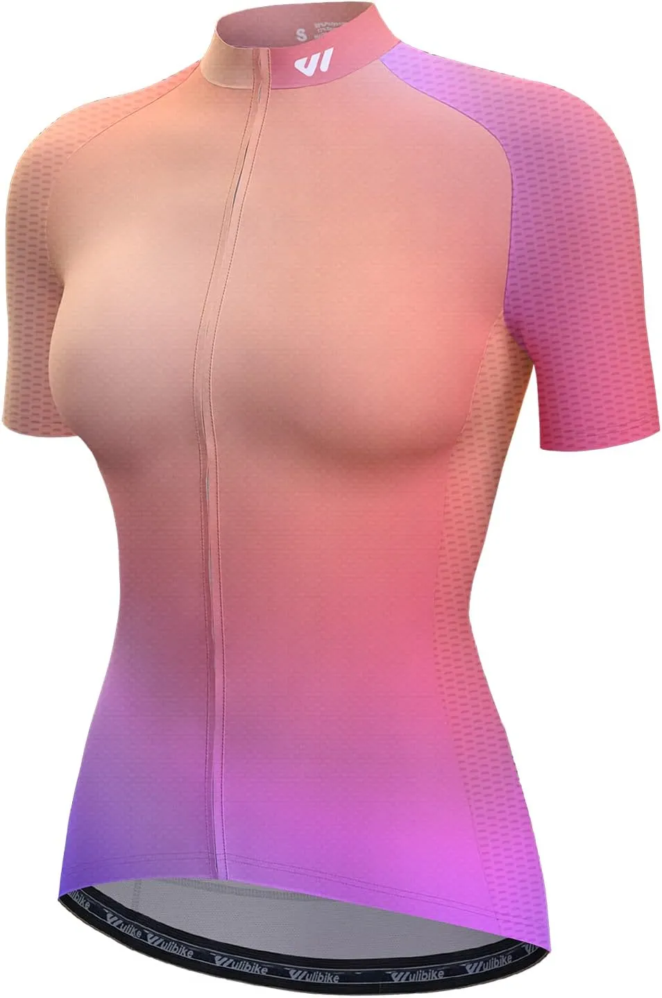 Wulibike Cycling Jersey Women Long Sleeve,Bicycle Biking Bike Shirts for Women with Pockets