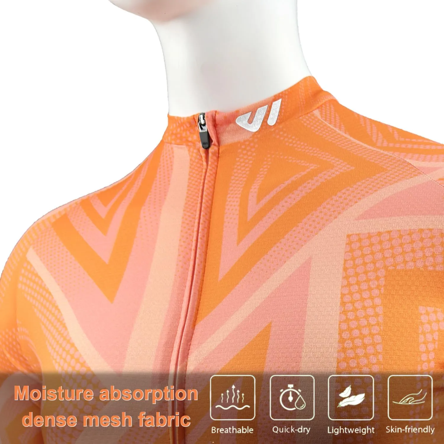 Wulibike Cycling Jersey Women Long Sleeve,Bicycle Biking Bike Shirts for Women with Pockets