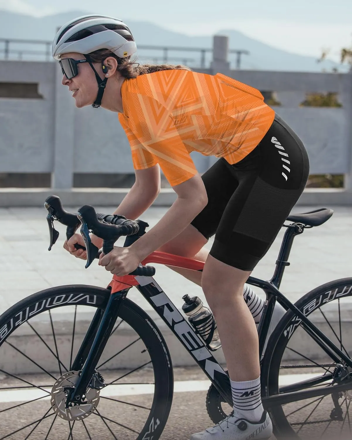 Wulibike Cycling Jersey Women Long Sleeve,Bicycle Biking Bike Shirts for Women with Pockets