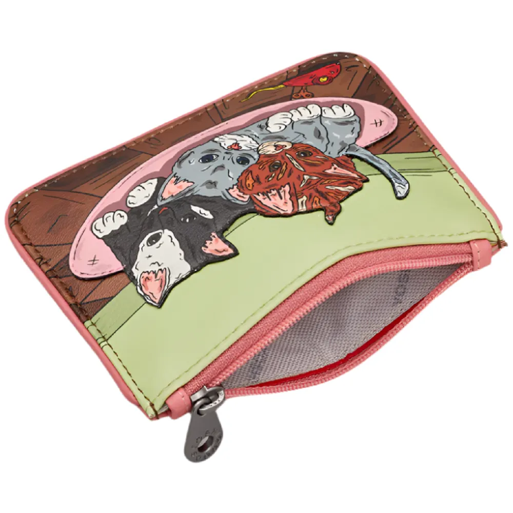 Yoshi Playtime Kittens Zip Top Pink Leather Purse