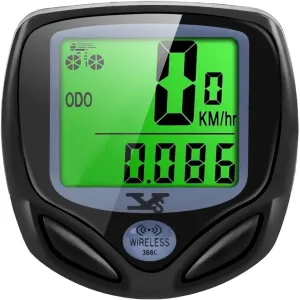 YS SY Bicycle Speedometer and Odometer Wireless Waterproof Cycle Bike Computer with LCD Display & Multi-Functions