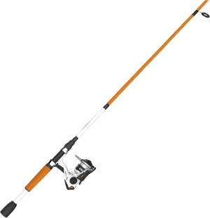 Zebco Roam Spinning Reel and Fishing Rod Combo, Split ComfortGrip Rod Handle, Soft-Touch Handle Knob