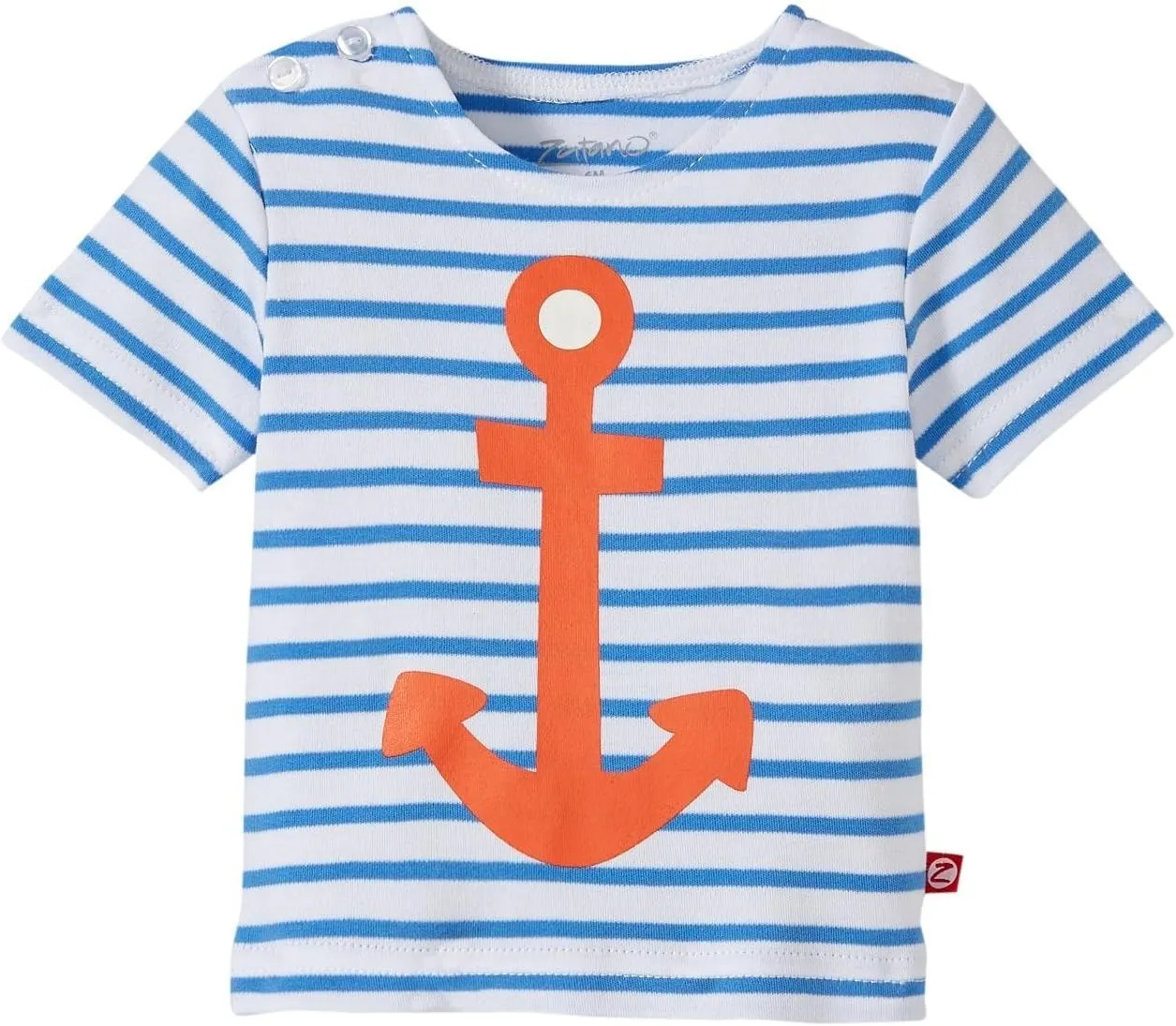 Zutano Baby Boys' Anchor Screen Short Sleeve Tee