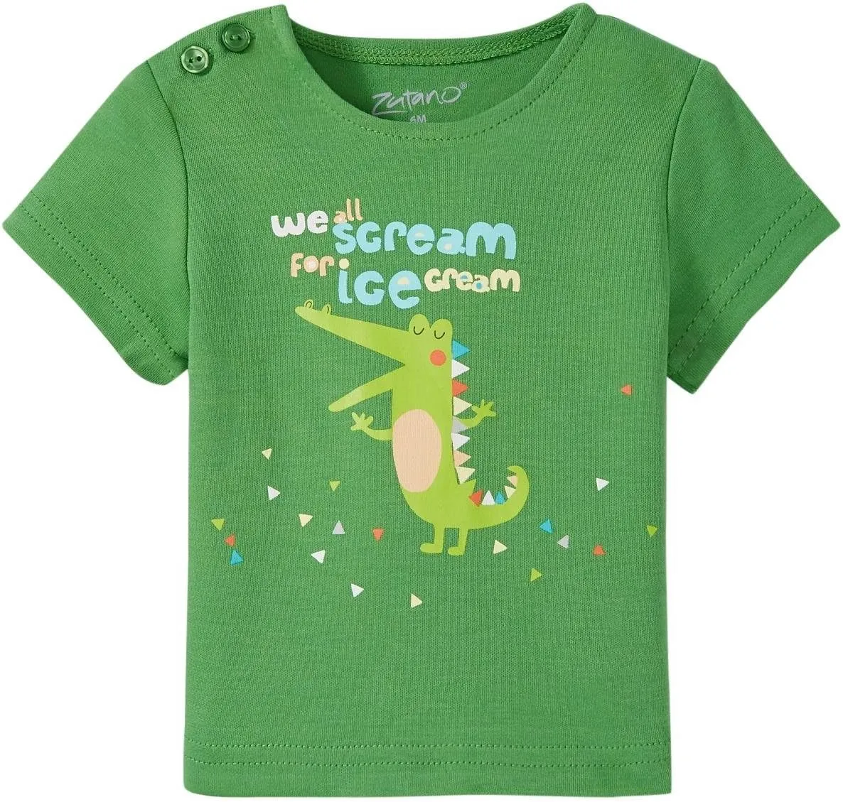 Zutano Baby Boys' Ice Cream Screen Short Sleeve Tee